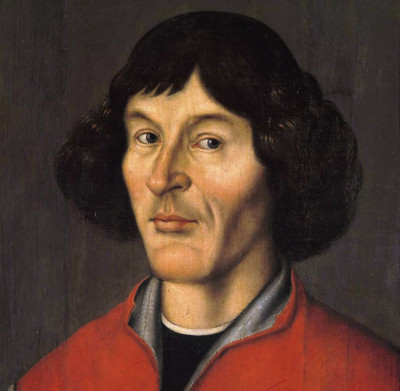 Nicolaus Copernicus portrait from Town Hall in Toruń - 1580.